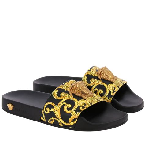 versace ladies flat shoes|versace denim shoes.